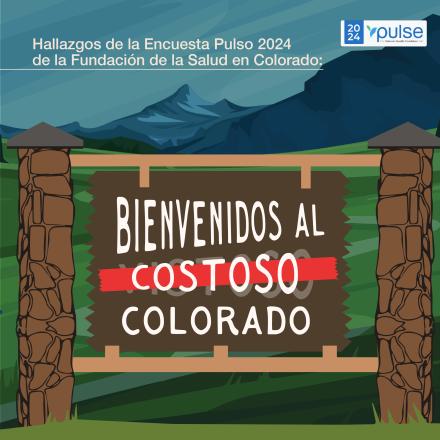 señalizacion con Bienvenido al costoso Colorado